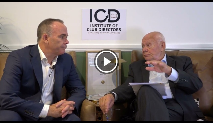 Institute of Club Directors Members Welcome Video